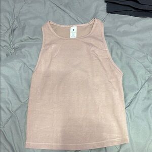 Yogalicious Pink Fitted Tank Top